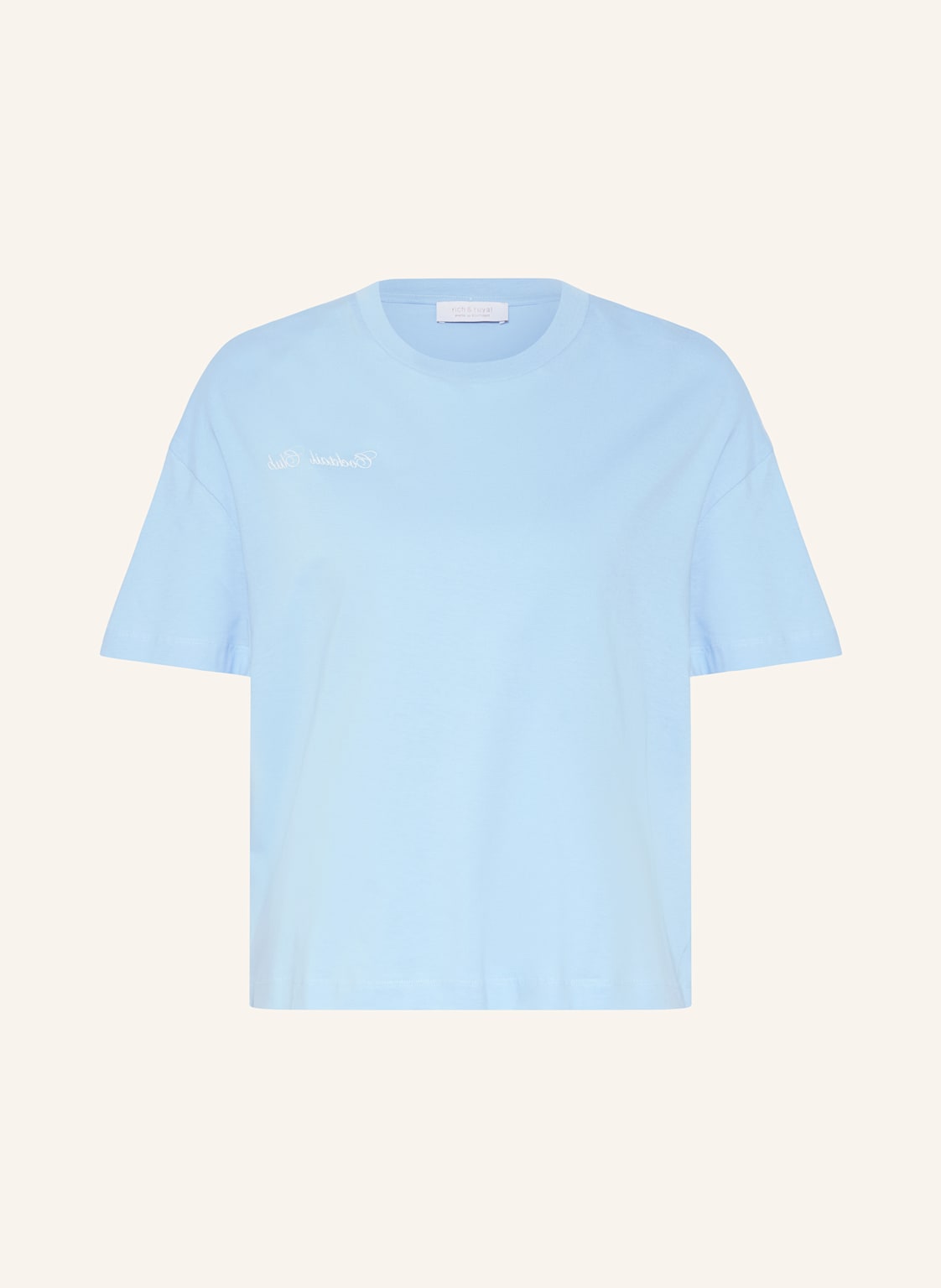 Rich & Royal T-Shirt Mit Schmucksteinen blau von Rich & Royal