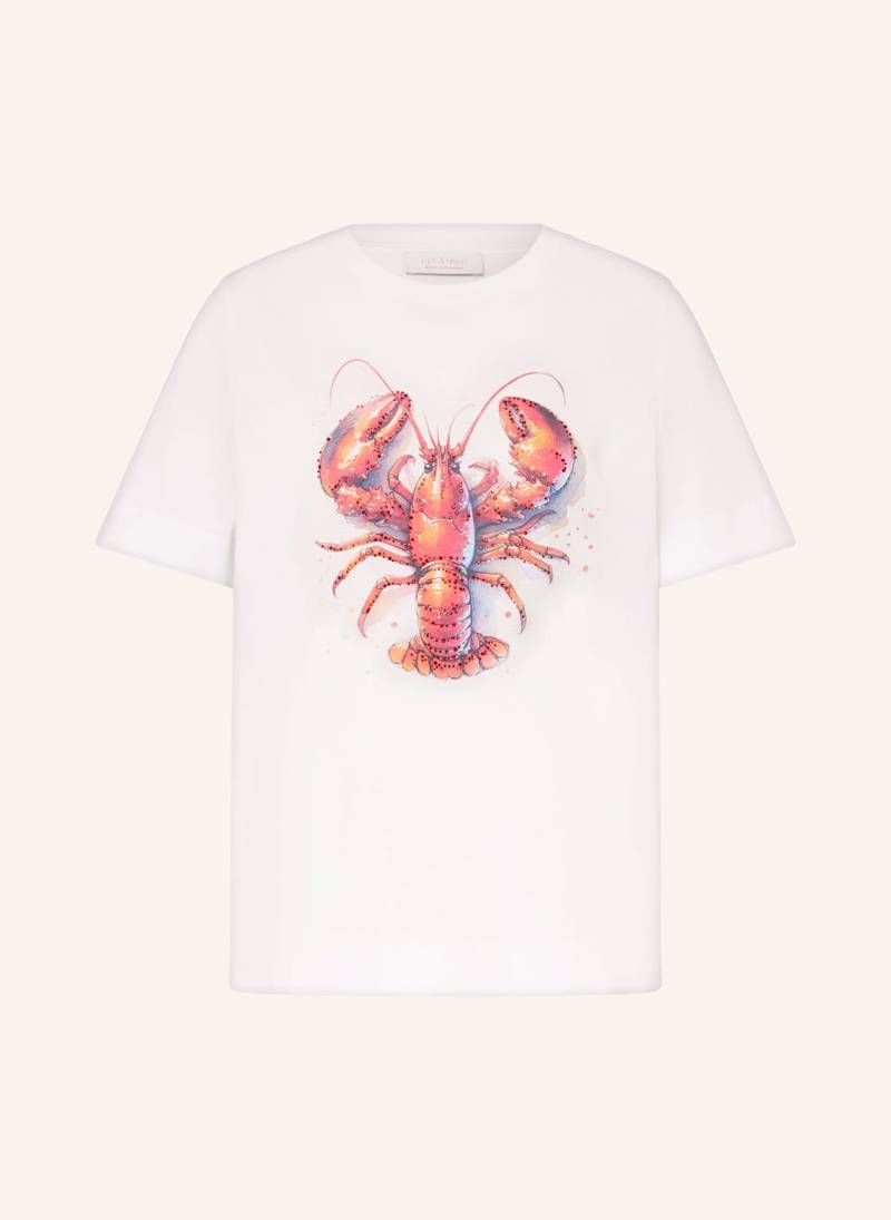 Rich & Royal T-Shirt Mit Schmucksteinen weiss von Rich & Royal