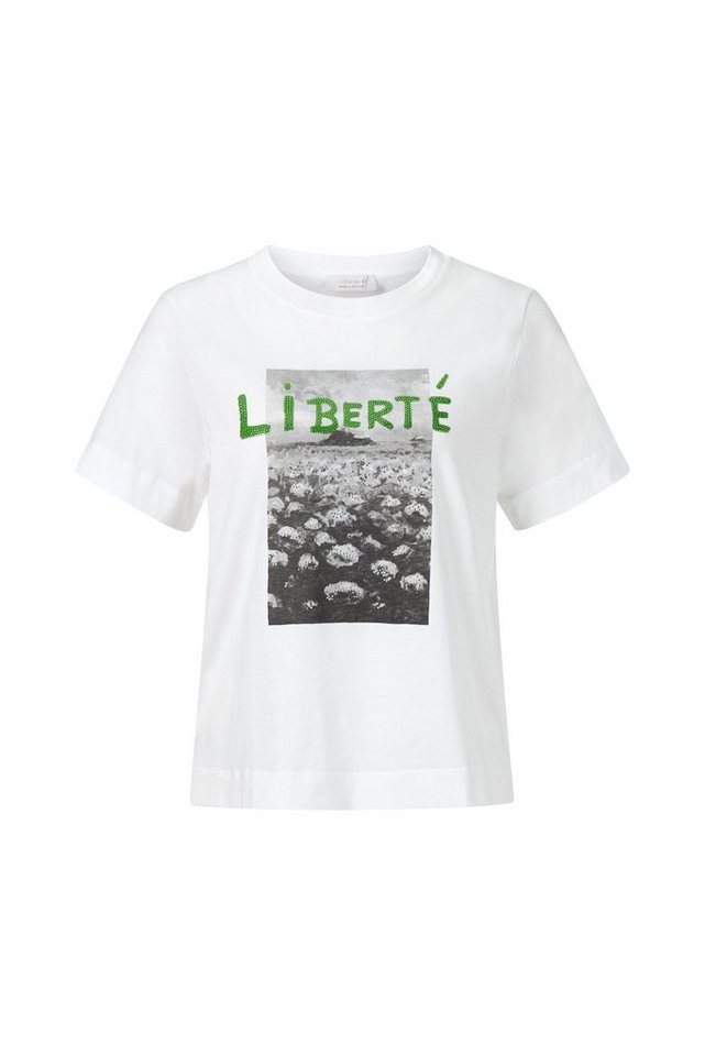 Rich & Royal T-Shirt T-Shirt libert with flowerfield organic von Rich & Royal
