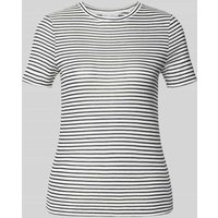 Rich & Royal T-Shirt mit geripptem Rundhalsausschnitt in Marine, Größe XS Rich & Royal T-Shirt mit geripptem Rundhalsausschnitt in Marine, Größe XS von Rich & Royal