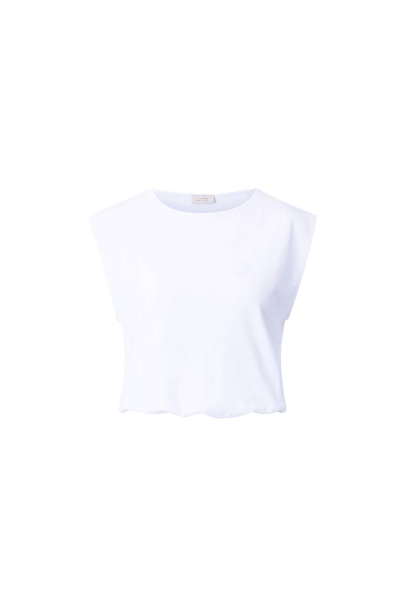 Rich & Royal - T-Shirt with elastic waist white - Gr. - S von Rich & Royal