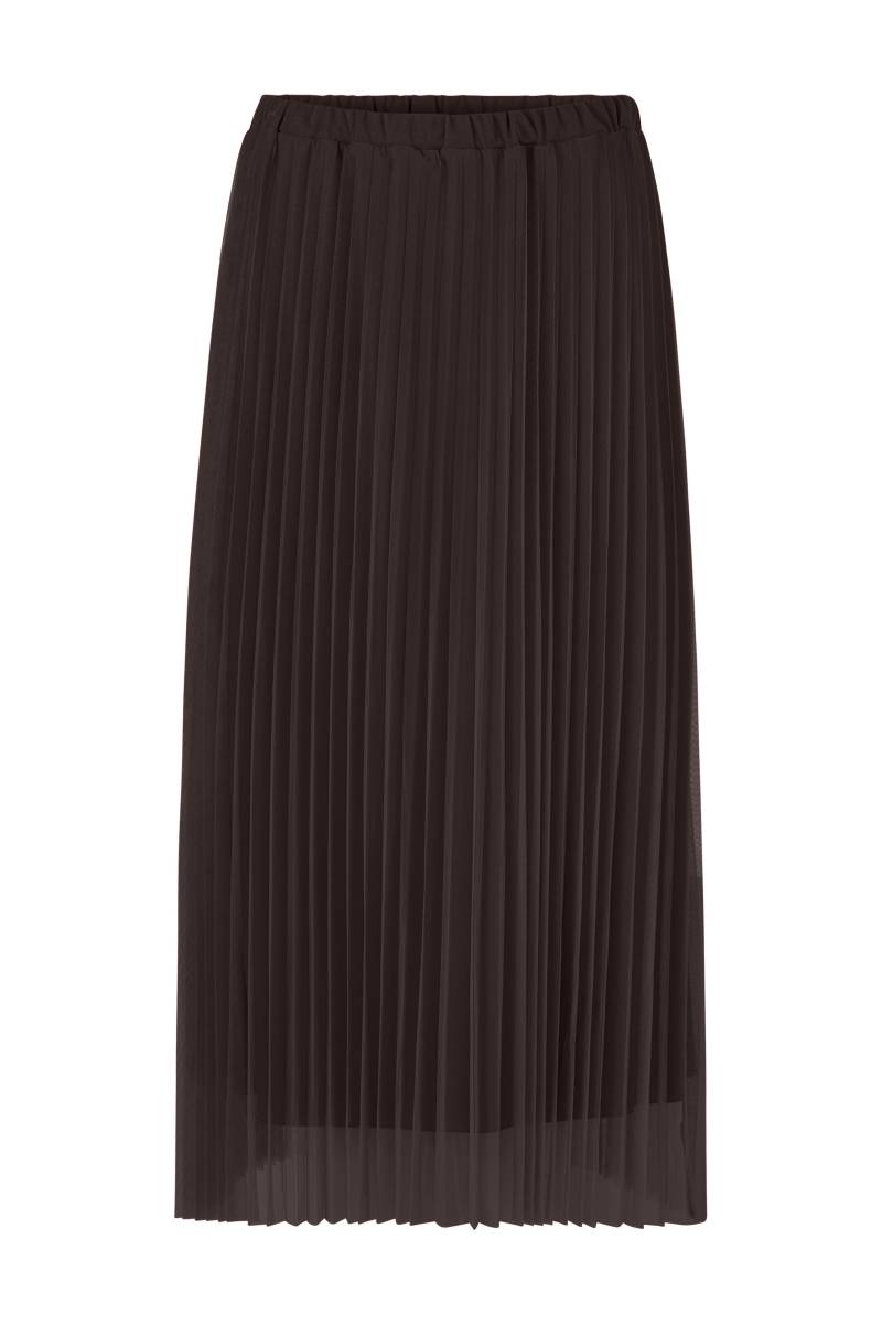 Rich & Royal - Tulle Plisse Skirt dark chocolate - Gr. - 38 von Rich & Royal