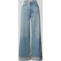 Rich & Royal Wide Leg Jeans im 5-Pocket-Design in Hellblau, Größe 30/32 von Rich & Royal