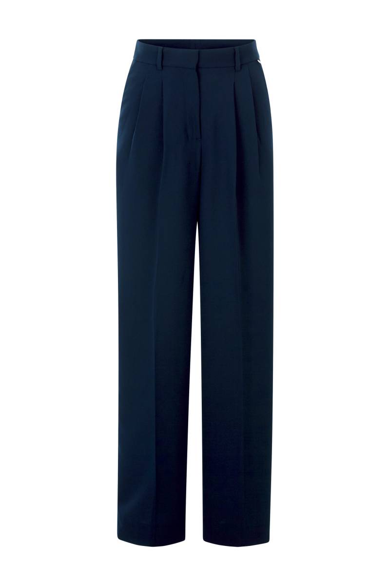 Rich & Royal - Wide Leg Pleated Pants midnight blue - Gr. - 40 von Rich & Royal