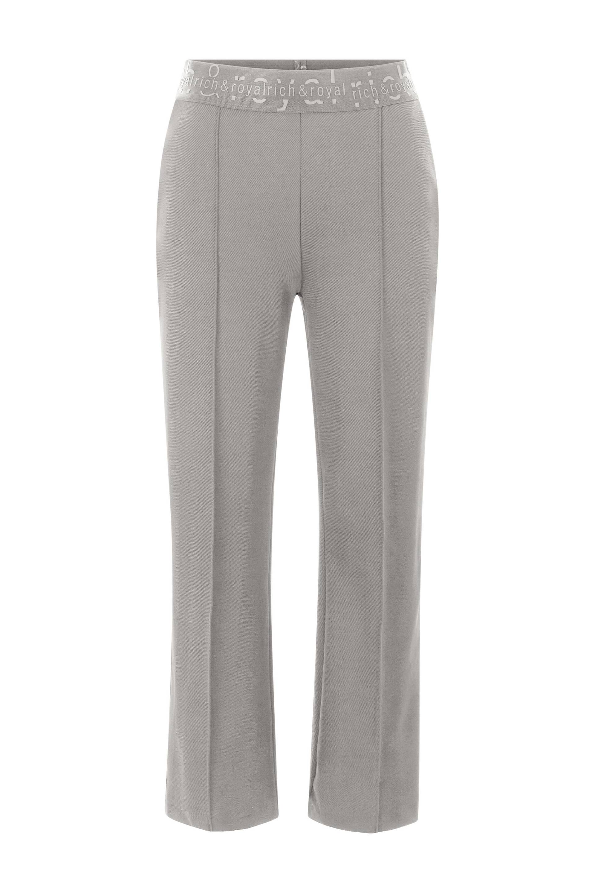 Rich & Royal - Wide Pants With Elastic Tape silver mist - Gr. - 38 von Rich & Royal