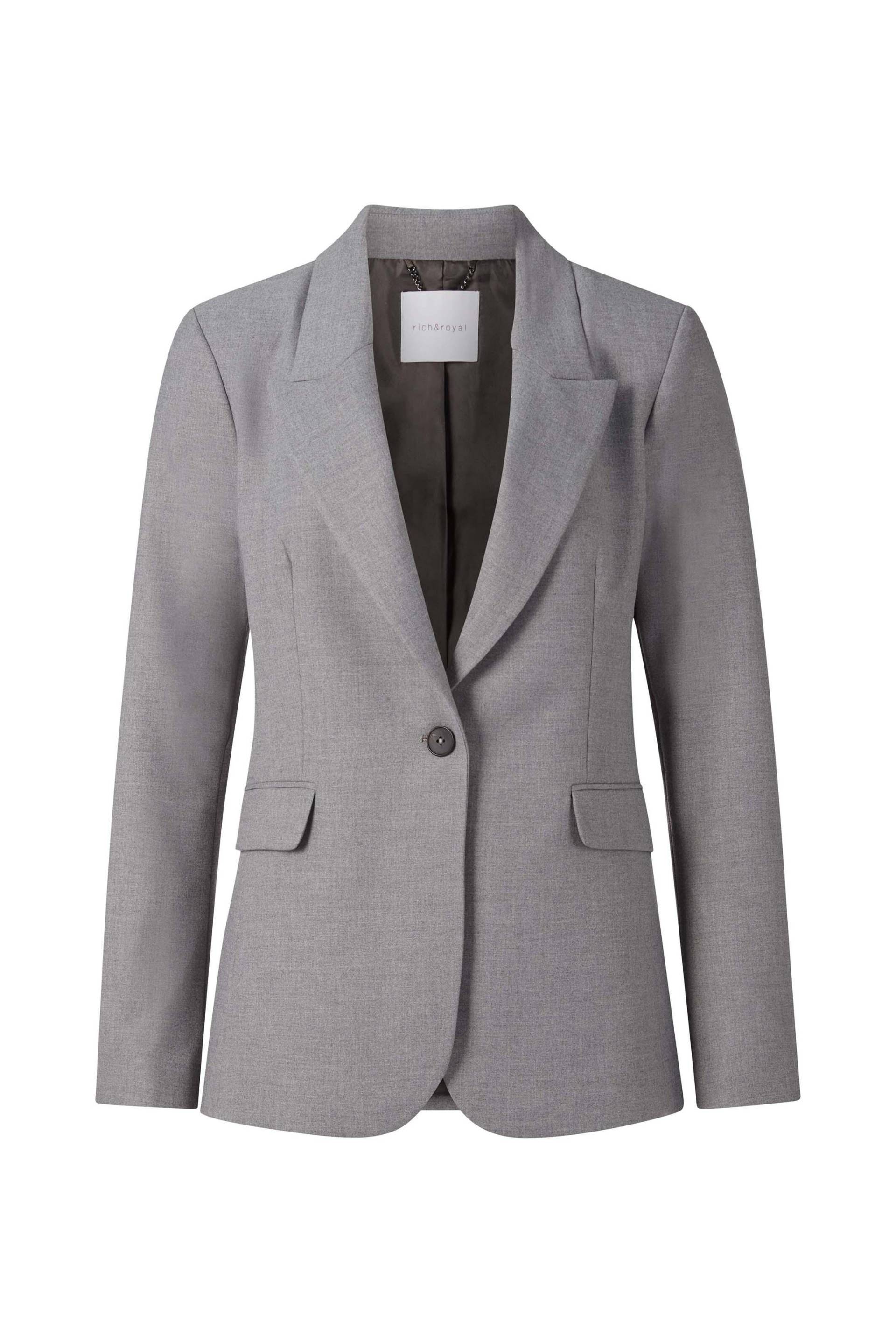 Rich & Royal - suiting Blazer cloudy grey - Gr. - 34 von Rich & Royal