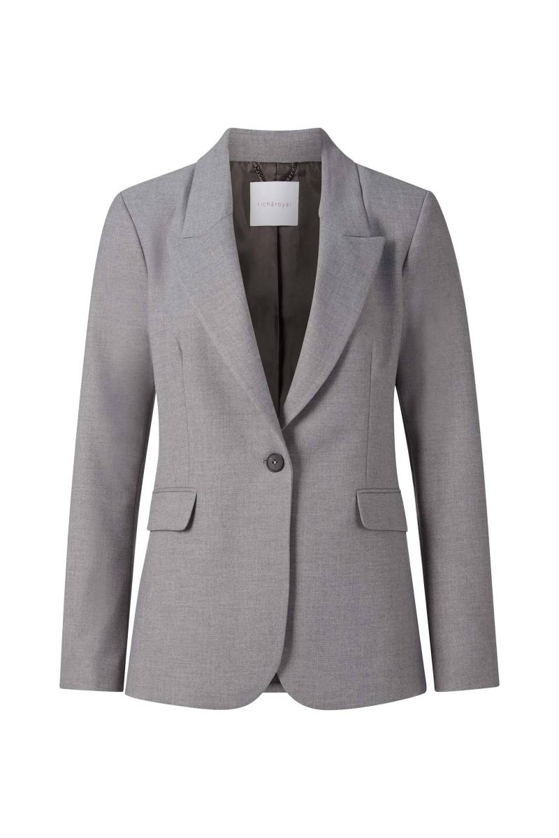 Rich & Royal - suiting Blazer cloudy grey - Gr. - 34 von Rich & Royal