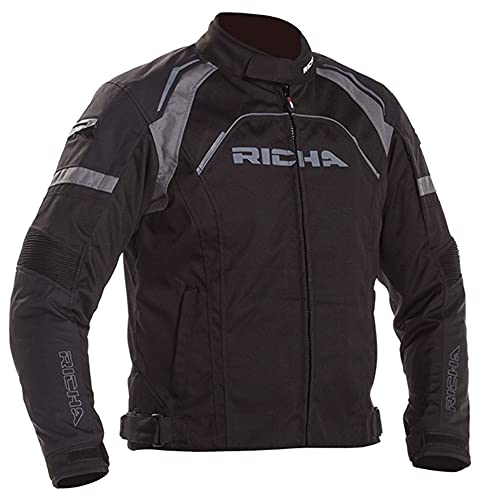 Richa Herren Falcon 2 Jacke, schwarz, 3XL/4XL von Richa