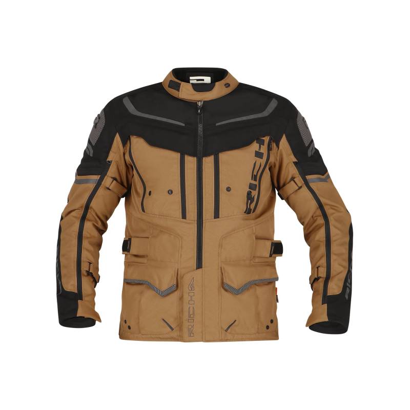 Richa Infinity 2 Adventure Textiljacke camel/schwarz 4XL Herren von Richa