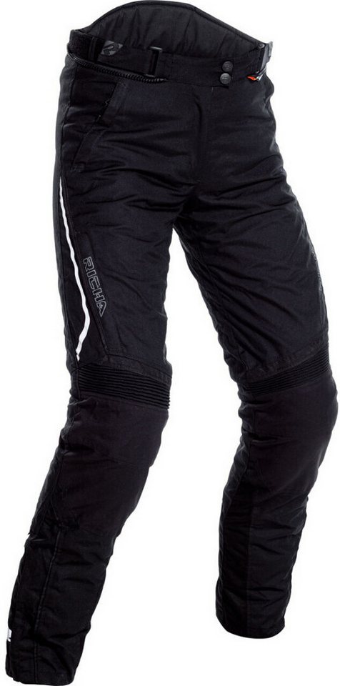 Richa Motorradhose Camargue Evo wasserdichte Damen Motorrad Textilhose (wasserdicht) Knieprotektoren enthalten,wasserdicht,herausnehmbares Innenfutter von Richa