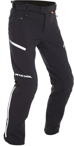 Richa Motorradhose Softshell Damen Textilhose schwarz XL, Tourer, Ganzjährig von Richa