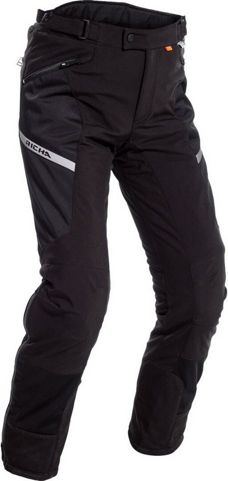 Richa Motorradhose Softshell Mesh wasserdichte Motorrad Textilhose Knieprotektoren enthalten,wasserdicht von Richa