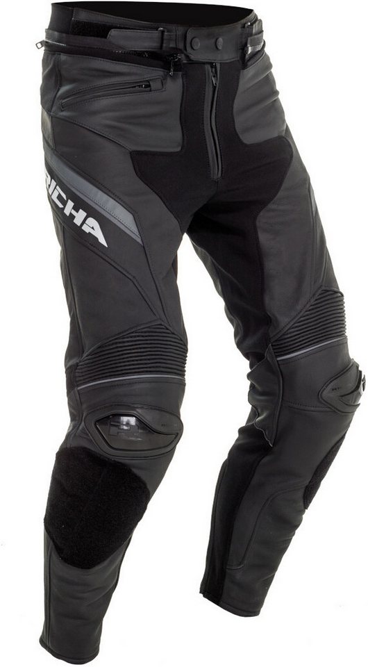 Richa Motorradhose Viper 2 Street perforierte Motorrad Lederhose von Richa