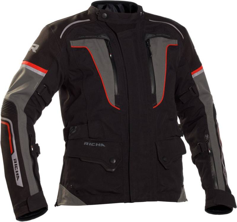 Richa Motorradjacke Infinity 2 Pro Damen Motorrad Textiljacke (wasserdicht) Rückenprotektor enthalten,herausnehmbares Innenfutter von Richa