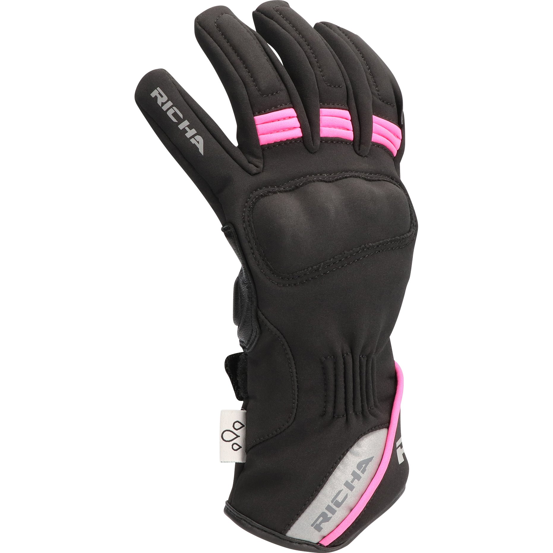Richa Richa Torch Damen Handschuh schwarz/pink XXL DamenrosaXXL - Motorradbekleidung - Motorradhandschuhe von Richa