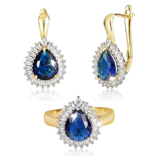 Richapex Ohrringe und Ring Set für Frauen(8) von Richapex