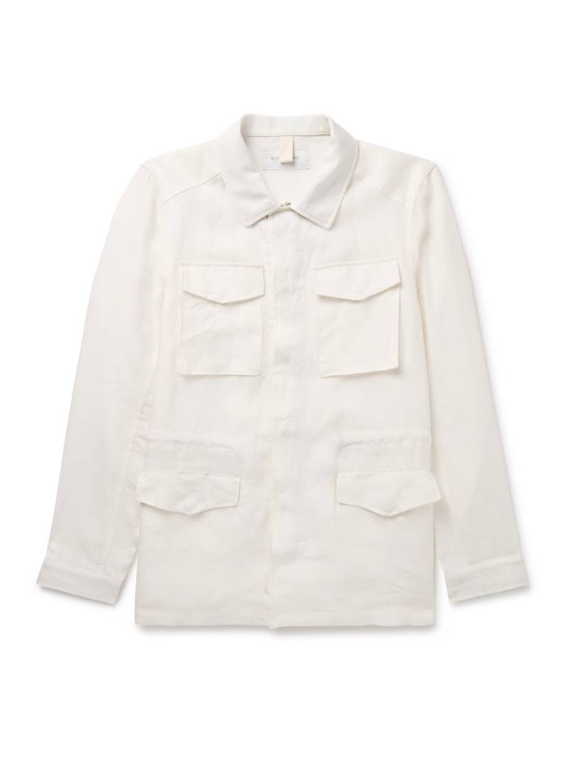 Richard James - Linen Field Jacket - Men - White - M von Richard James