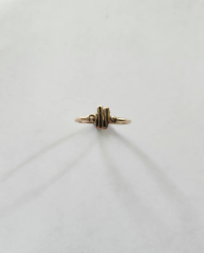 14Kt Gelbgold Kringelring von RichelleJewelry