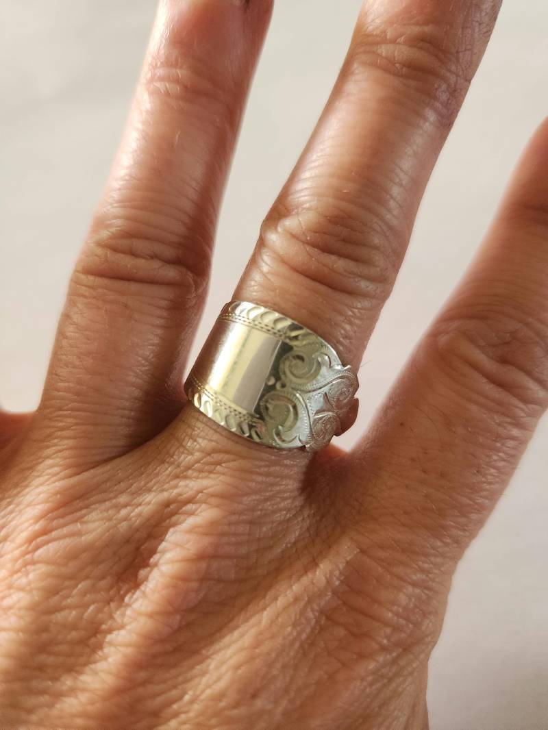 Silber Löffel Ring von RichelleJewelry