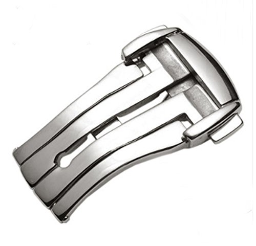 Richie Strap Faltschließe mit Schnalle aus 316L-Edelstahl, für Omega De Ville-Uhrenbänder von Richie strap