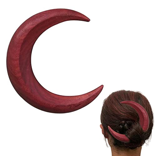 Richolyn Haarnadel Mond | Dickes Styling-Werkzeug für Frauen aus langlebigem Mondhaarstab, Haarnadeln Zubehör für Haare zum Fixieren und Dekorieren der Haare von Richolyn