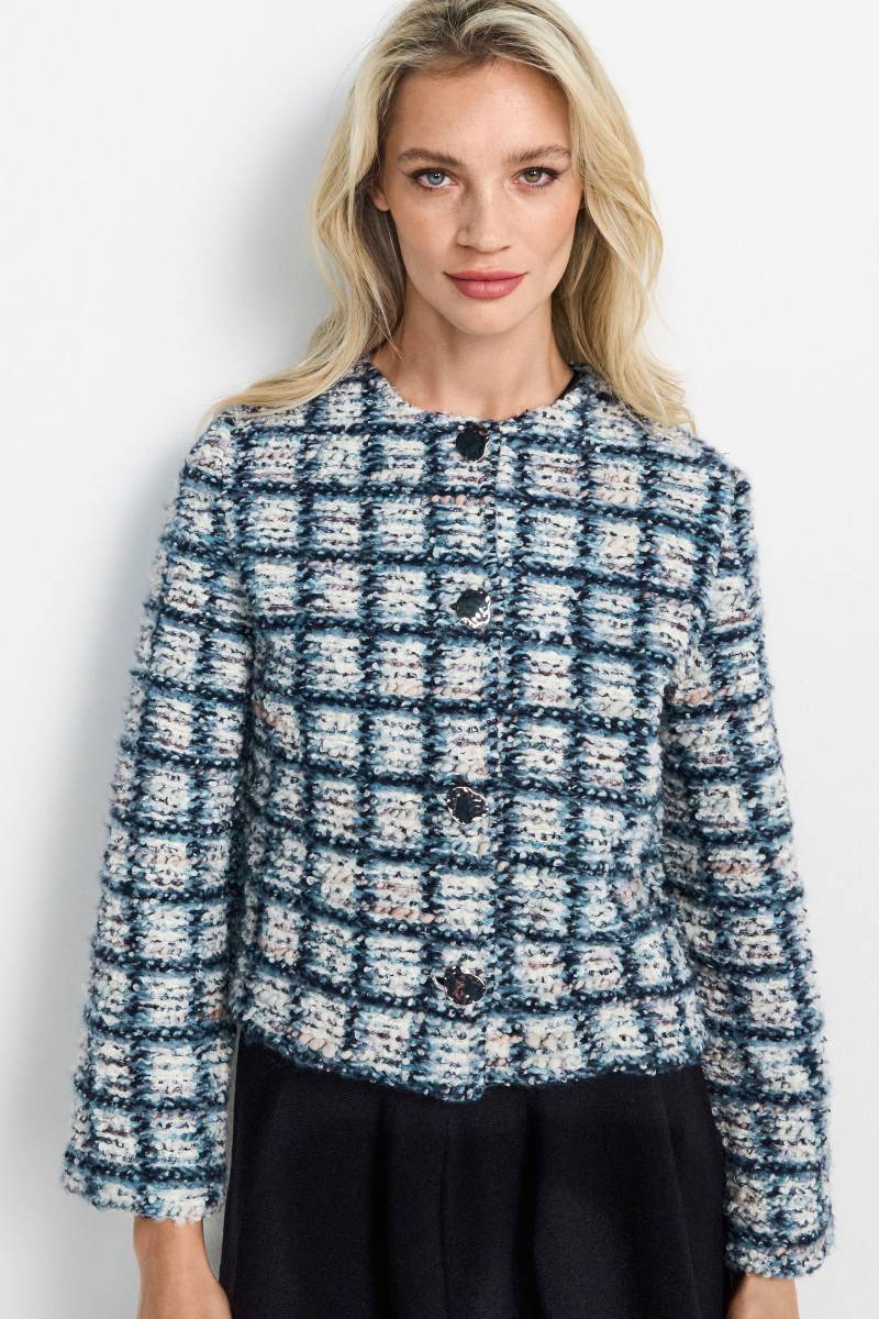 RICHROYAL Kurzblazer Mit Glitzerdetails in der Wolle von Richroyal