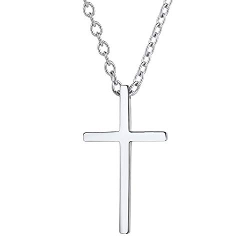 Richsteel Kreuz Collier aus Edelstahl Kette mit Kreuz anhänger Herren Kette mit Anhänger Kreuz mit Schmuckbox für Männer von Richsteel