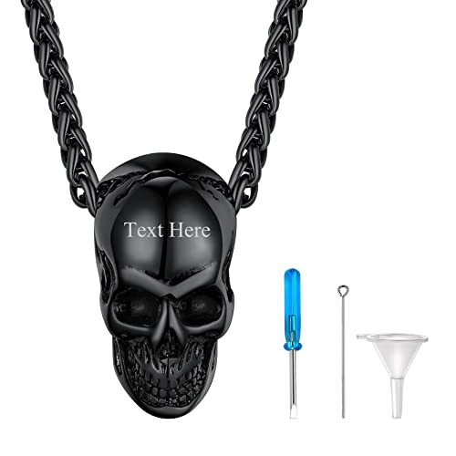 Richsteel Personalisierbare Asche-Schmuck für Männer und Frauen, keltischer Knoten/Baum des Lebens/Jungfrau Maria/Hundepfote/Rosenblume/Totenkopf-Anhänger, Einäscherungskette, verstellbare Richsteel Personalisierbare Asche-Schmuck für Männer und Frauen, keltischer Knoten/Baum des Lebens/Jungfrau Maria/Hundepfote/Rosenblume/Totenkopf-Anhänger, Einäscherungskette, verstellbare von Richsteel