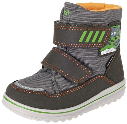 Richter Kinderschuhe Baby-Jungen Snow Schneestiefel, ash/neonor/ap, 23 EU von Richter