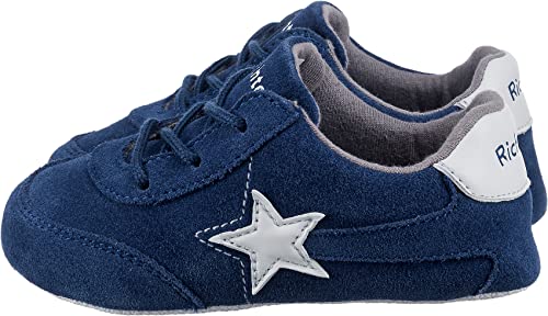 Richter Kinderschuhe Baby-Jungen Star Lauflernschuh, Nautical/Weiss, 18 EU von Richter