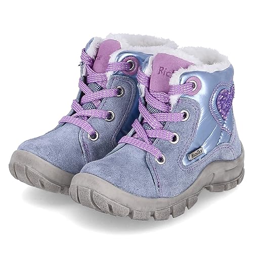 Richter Kinderschuhe Baby-Mädchen Charly2 Schneestiefel, Ice/Violet, 24 EU von Richter