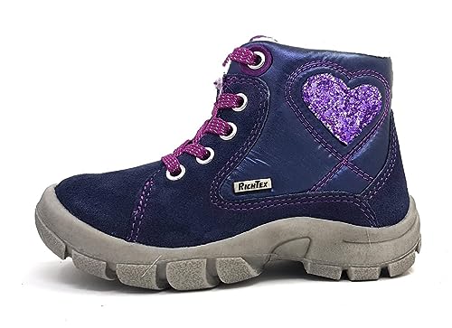 Richter Kinderschuhe Baby-Mädchen Charly2 Schneestiefel, Oceano/Violet/magent, 23 EU von Richter