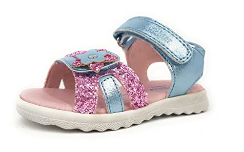 Richter Kinderschuhe Baby-Mädchen Lilly Sandale, ciel/Lotus, 22 EU von Richter