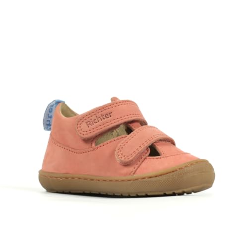 Richter Kinderschuhe Baby-Mädchen Maxi Lauflernschuh, apricot, 23 EU von Richter