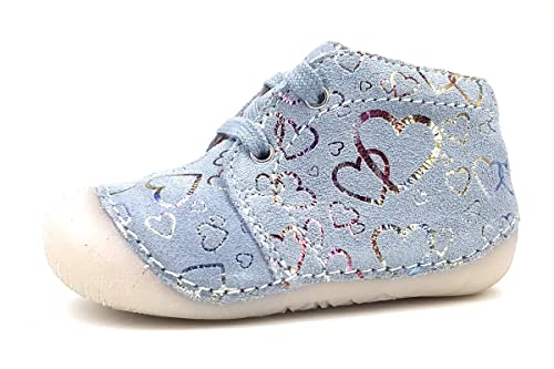 Richter Baby-Mädchen Richie Krippenschuh, hellblau, 21 EU von Richter