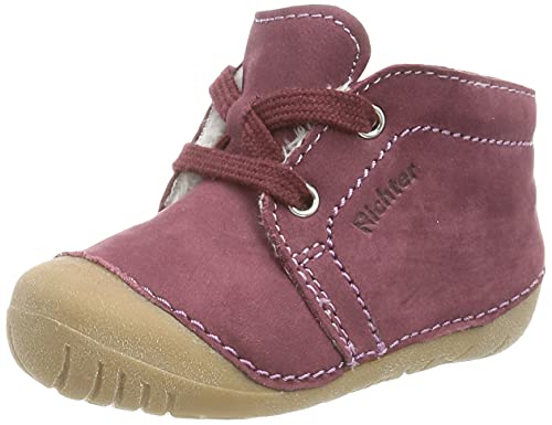 Richter Kinderschuhe Baby - Mädchen Richie Lauflernschuh, 7610burgundy, 21 EU von Richter