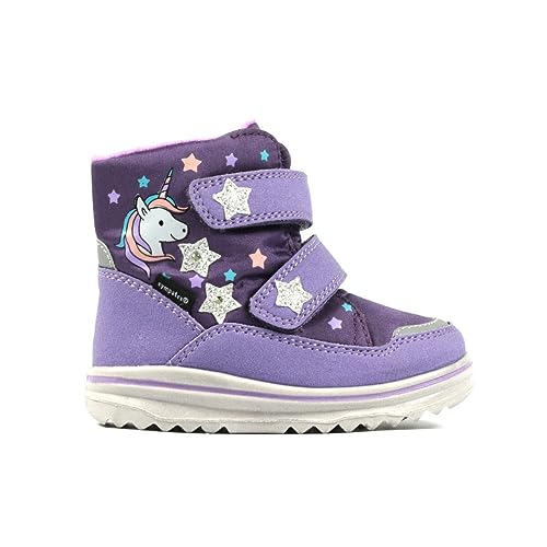 Richter Kinderschuhe Baby-Mädchen Snow Schneestiefel, ameti/SIL/Viol, 21 EU von Richter