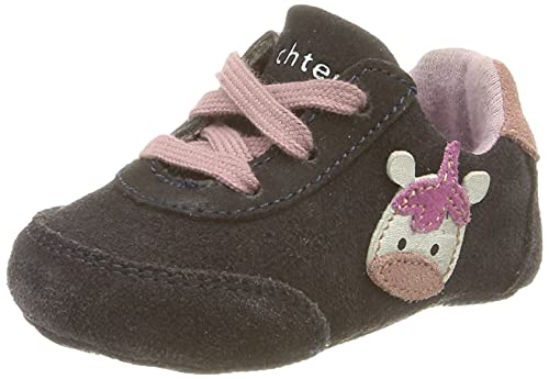 Richter Kinderschuhe Baby-Mädchen Star Krippenschuh, 7202atlantic/make up, 21 EU von Richter Kinderschuhe