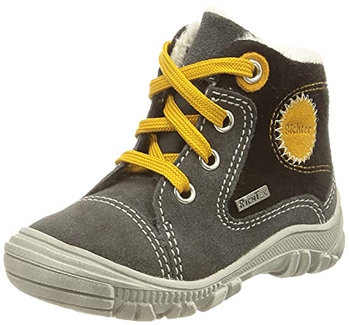 Richter Kinderschuhe Charly Schneestiefel, 6401vulcano/golden, 23 EU von Richter