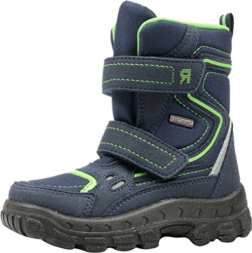 Richter Kinderschuhe Jungen Davos Schneestiefel, 7202atlantic Apple, 25 EU von Richter