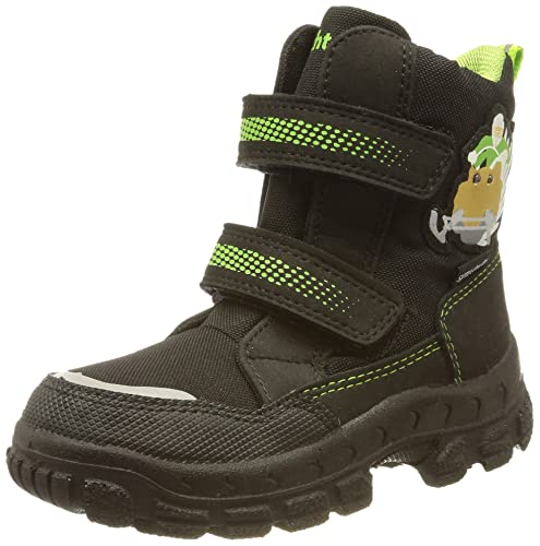 Richter Kinderschuhe Davos Schneestiefel, Black/Apple/golden, 31 EU von Richter