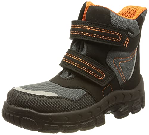 Richter Kinderschuhe Davos Schneestiefel, Vulcano/Black/orange, 26 EU von Richter