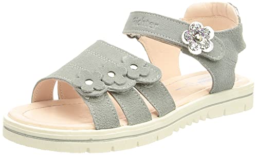 Richter Kinderschuhe Emma Sandale, ciel/Silver/Planet, 39 EU von Richter Kinderschuhe