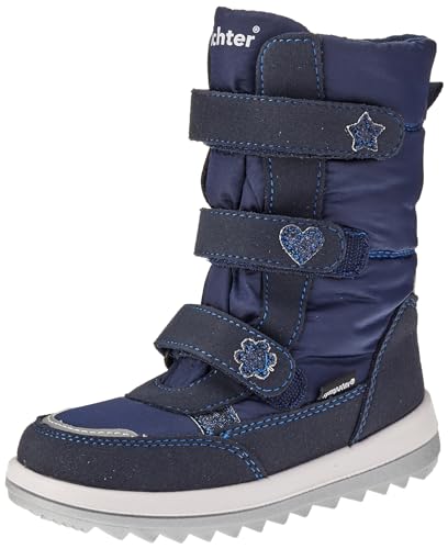 Richter Kinderschuhe Husky2.0 Schneestiefel, Atlantic/Blue/Silver, 33 EU von Richter