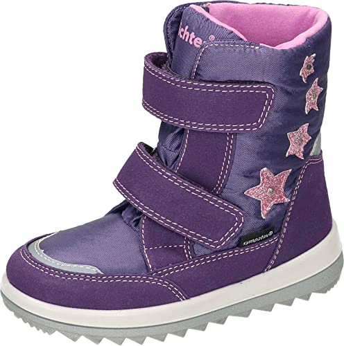 Richter Kinderschuhe Husky2.0 Schneestiefel, BlackBerry/pink/silv, 32 EU von Richter