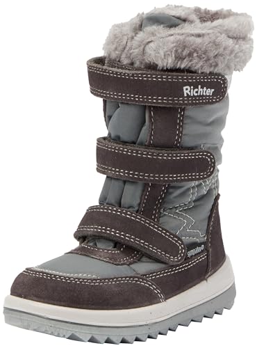 Richter Kinderschuhe Husky2.0 Schneestiefel, ash/Silver, 38 EU von Richter