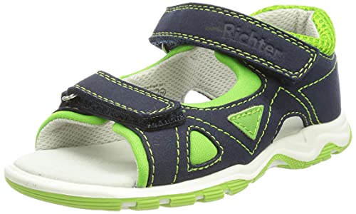 Richter Kinderschuhe Jumbo Sandale, 7202 Atlantic/Apple, 25 EU von Richter