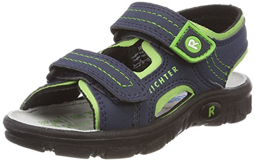 Richter Kinderschuhe Jungen Adventure Outdoor Sandalen, Blau (atlantic/apple), 25 EU von Richter