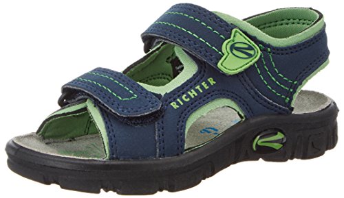 Richter Kinderschuhe Jungen Adventure Sandalen, Blau (Atlantic/Apple), 32 EU von Richter