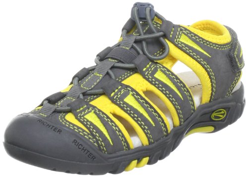 Richter Kinderschuhe Jungen Extreme Sandalen, Grau (Pebble/mais 6611) von Richter Kinderschuhe